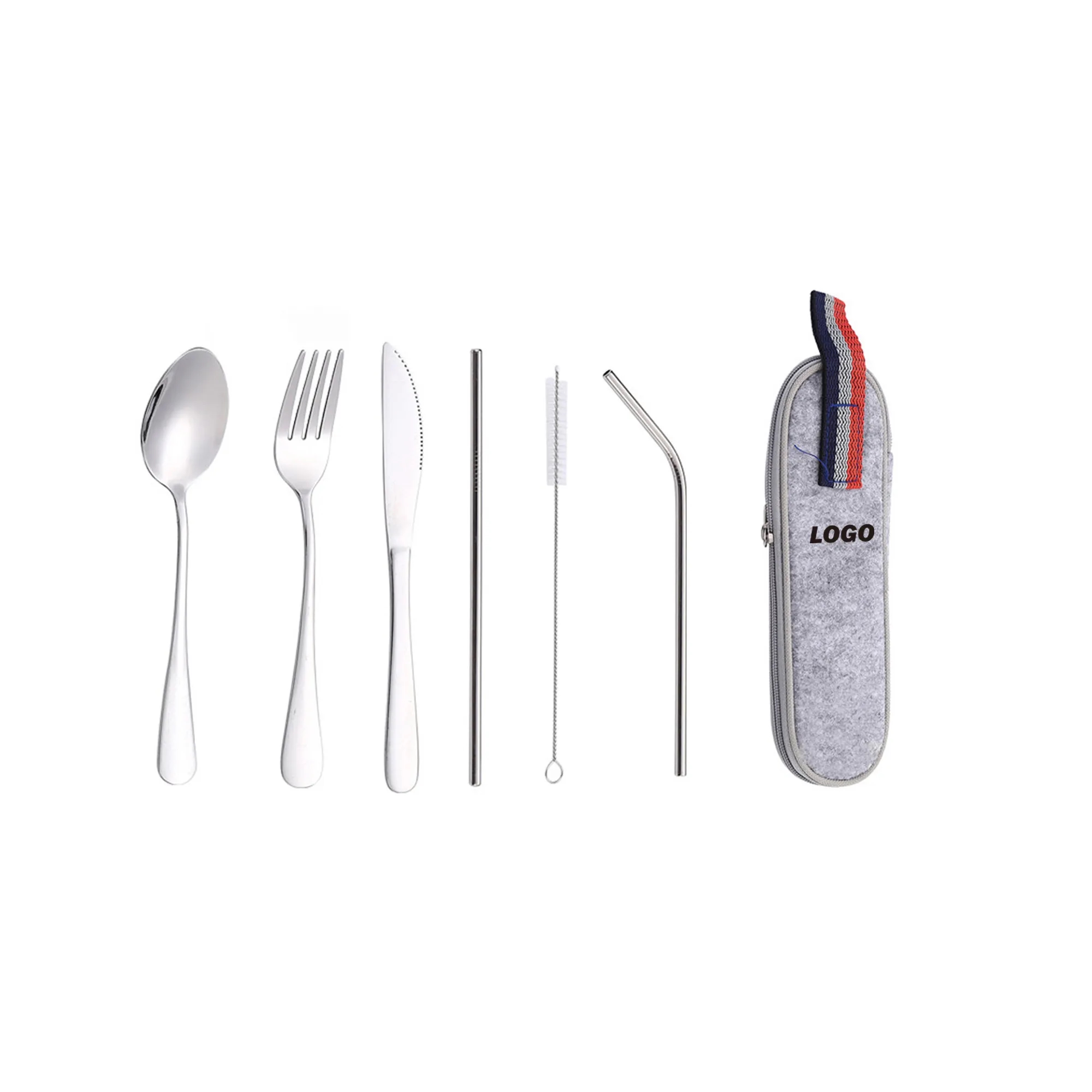 Stainless steel Cutlery Set with Pouch 6