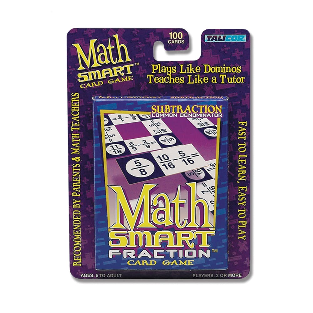 Math Smart Fraction Subtraction Common Denominator - Ages 5+ 3