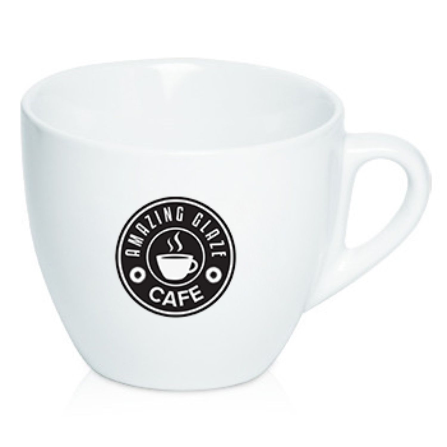 6 oz. Customiazed White Coffee Mugs