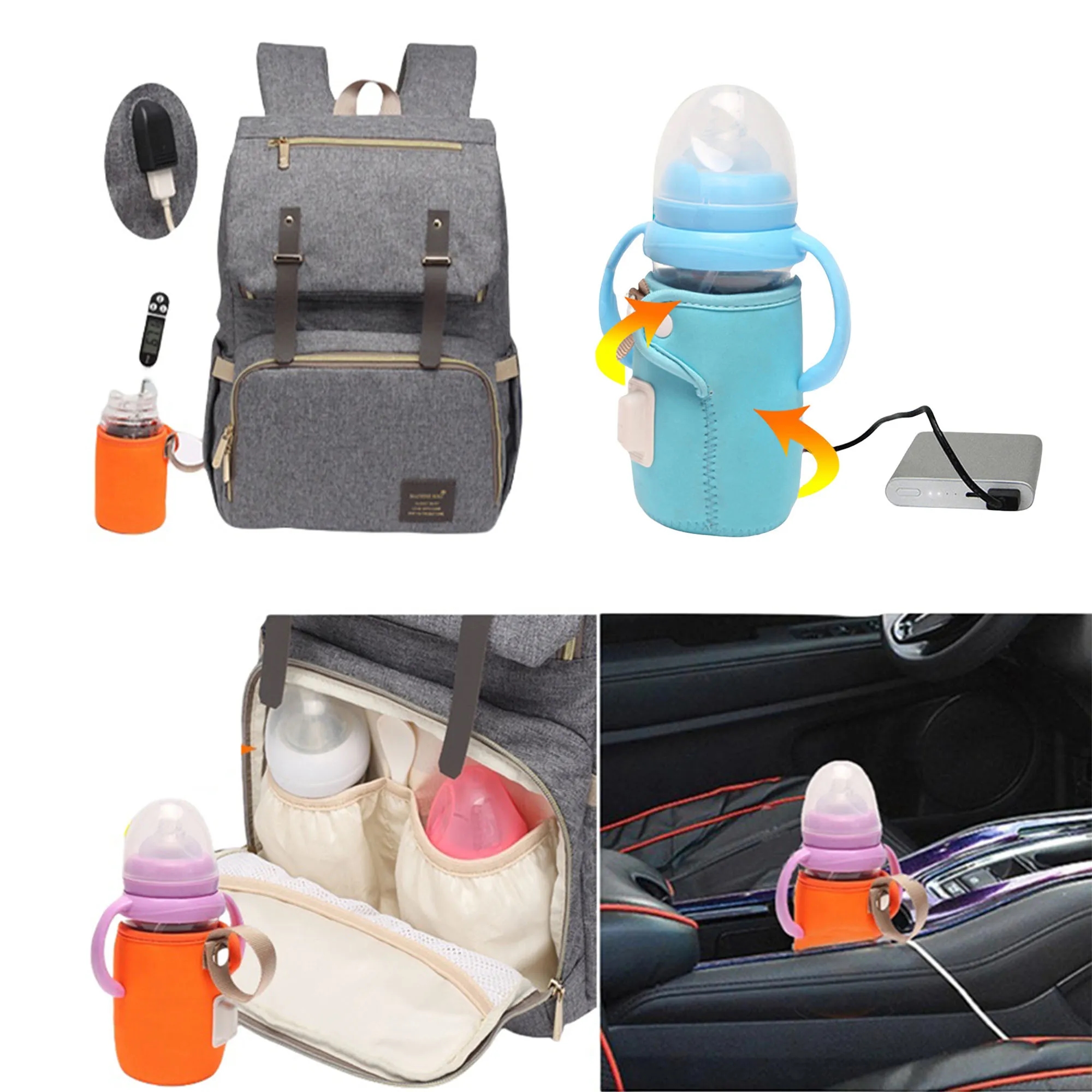 USB Feeding Bottle Warmer Sleeve Cover 15