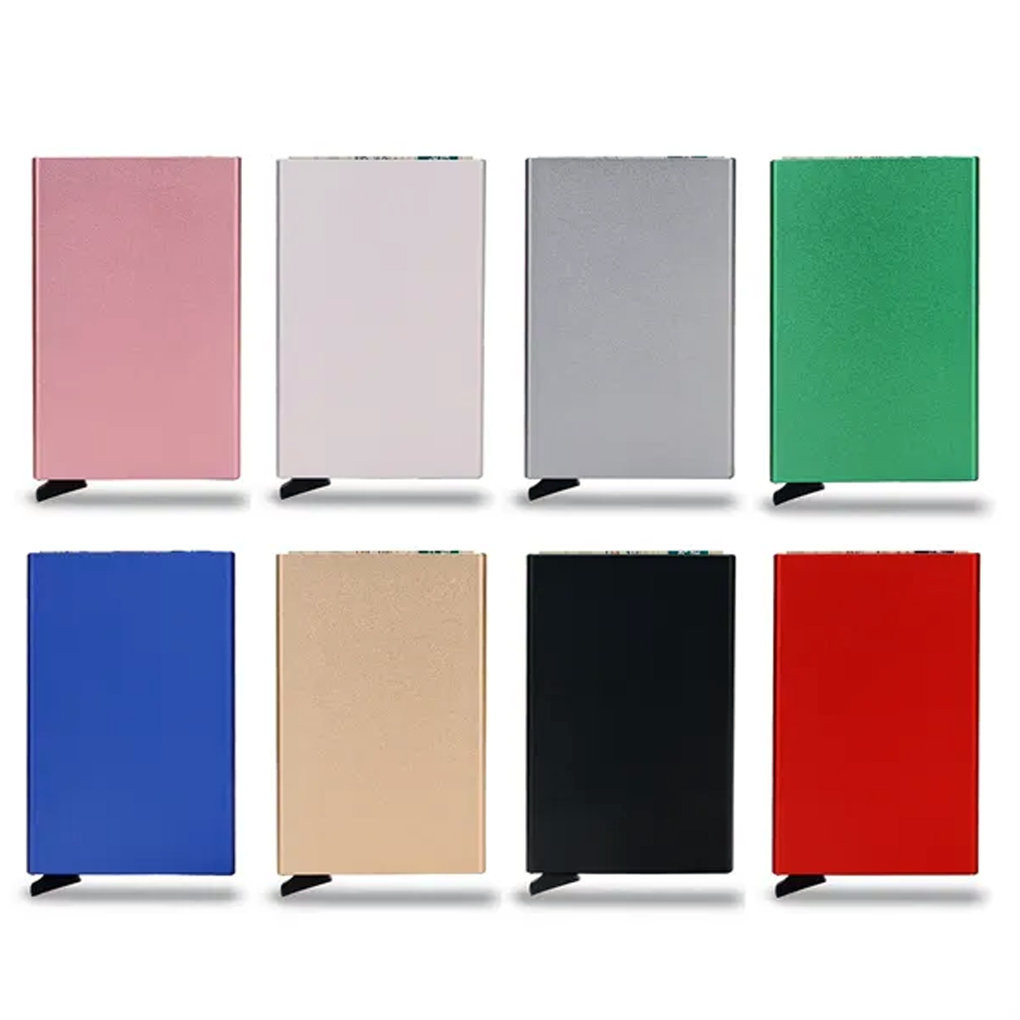 RFID Aluminum Pop-Up Card Holder Wallet 5