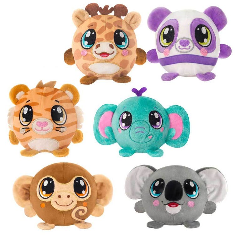 Mystery Jungle Animal Plush Toys - Blind Box 3.5" Assorted 3