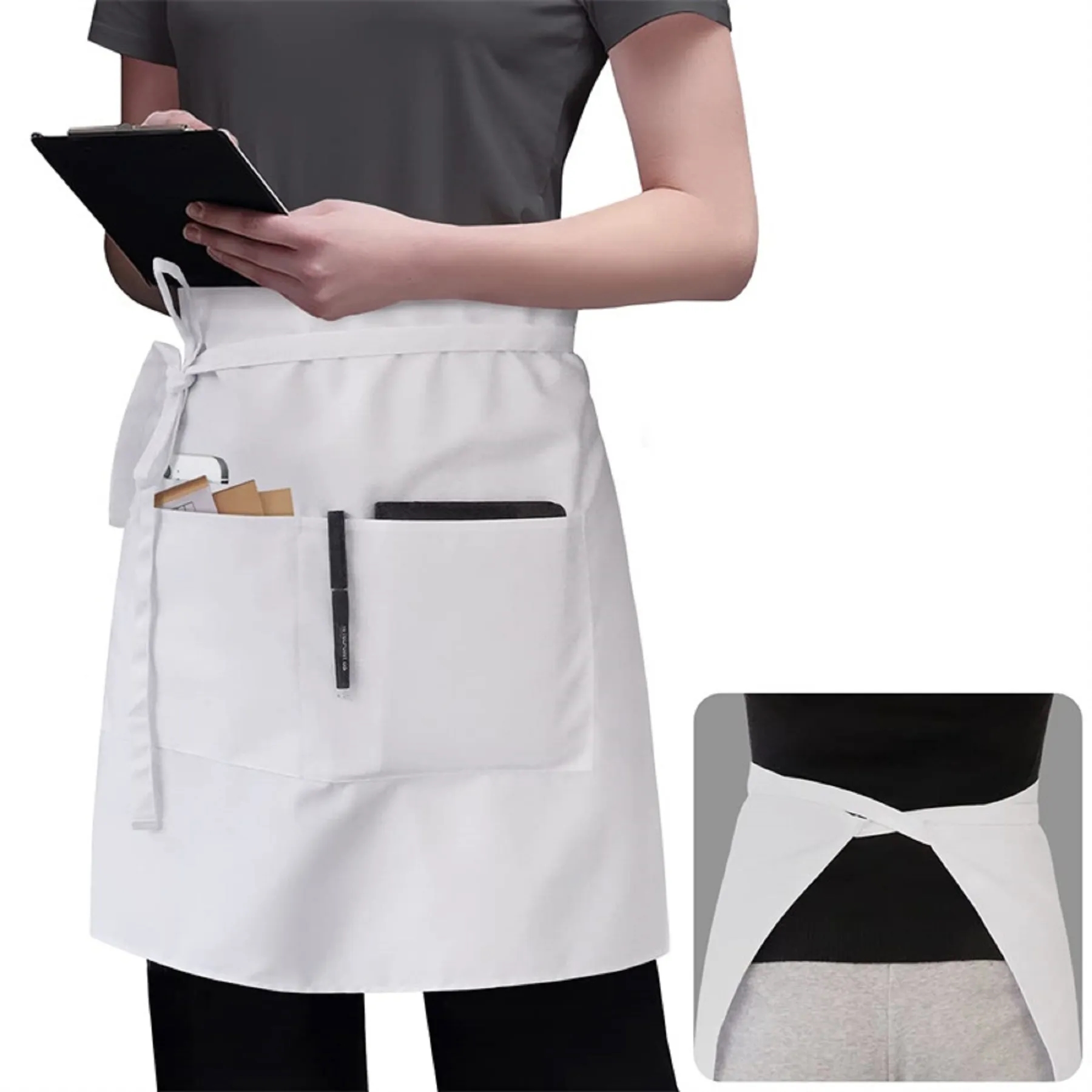 Server Apron with 3 Pockets 19
