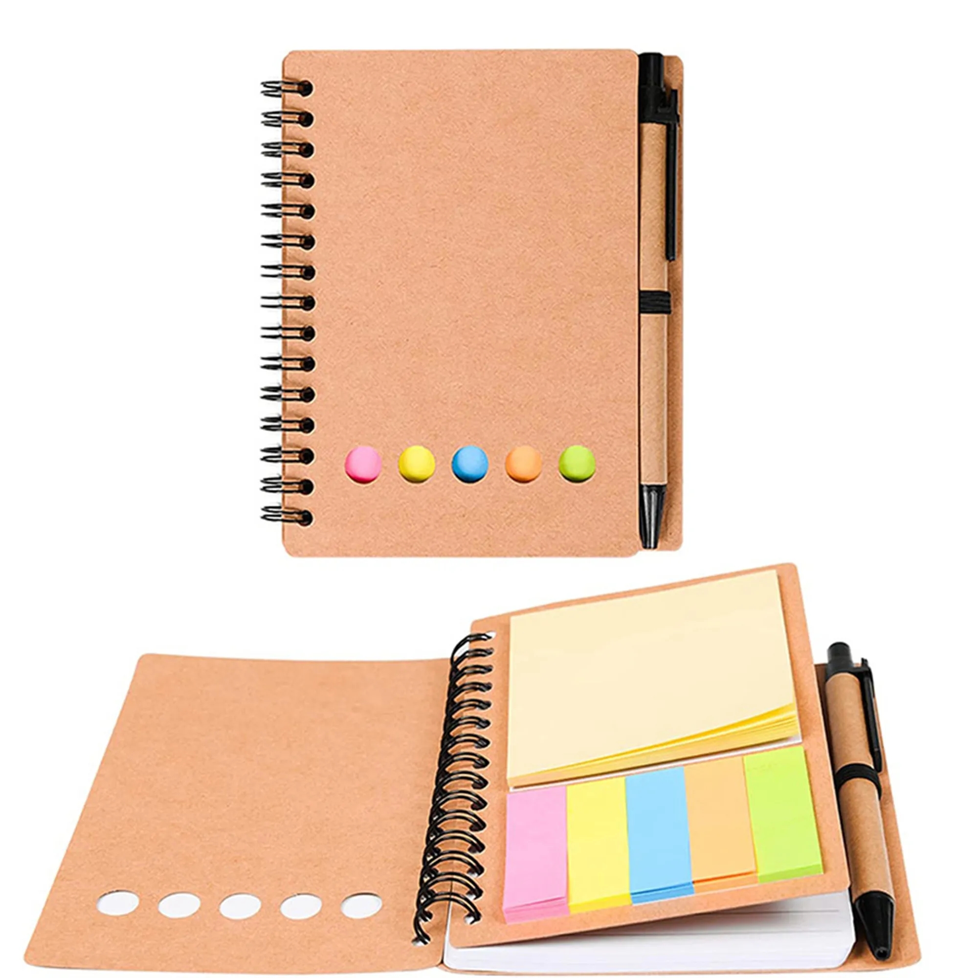 Inspirational Spiral Notebook Journal With Sticky Note 22