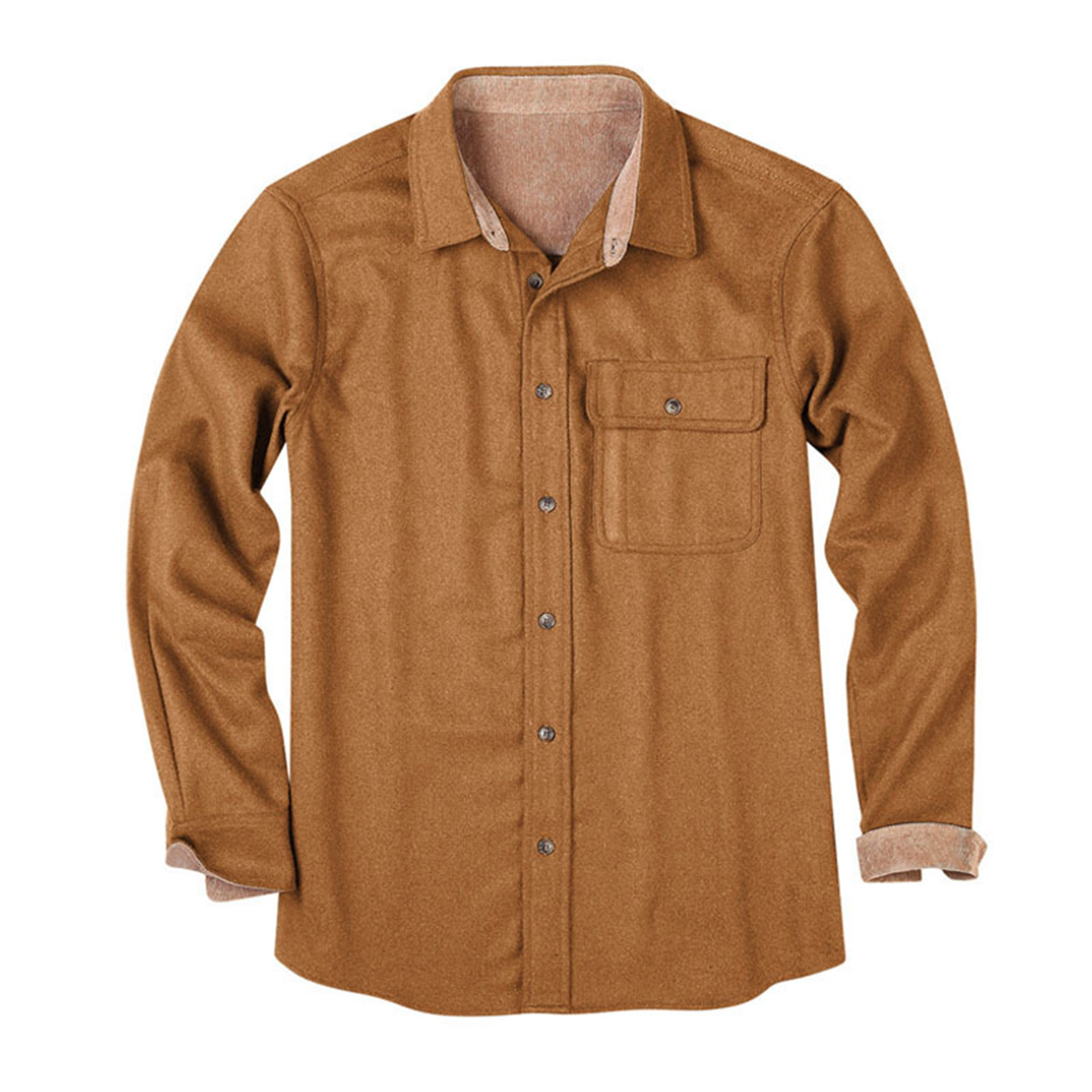 Flannel Long Sleeved Button Down Shirt 20