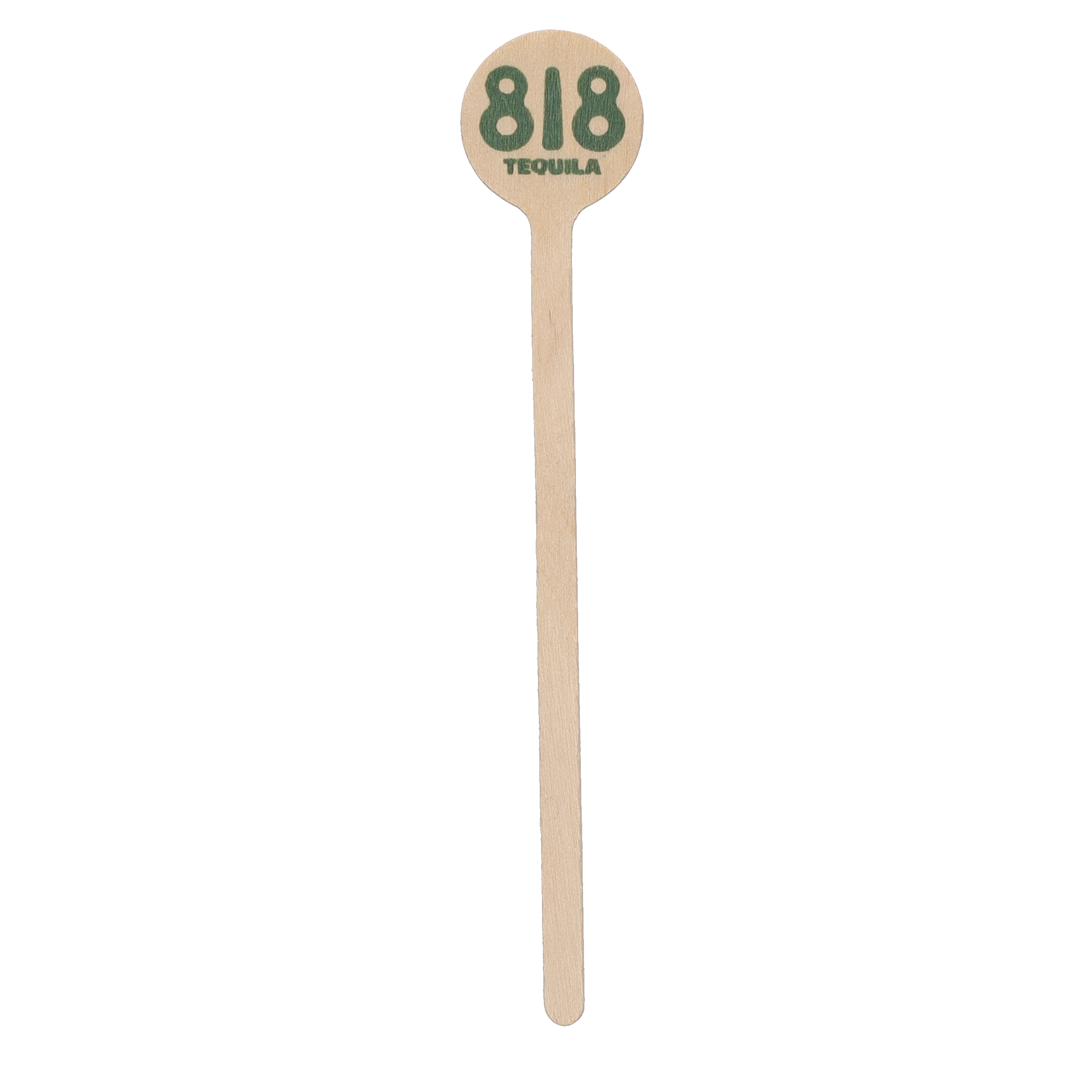 Wood Drink Stirrer 6.000" Round Tradition Print 4