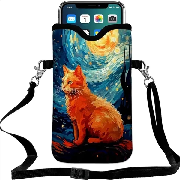 Portable Lanyard Mobile Phone Bag for Work, School and Travel 5
