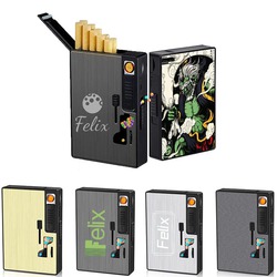 Cigarette Case With Electric Lighter