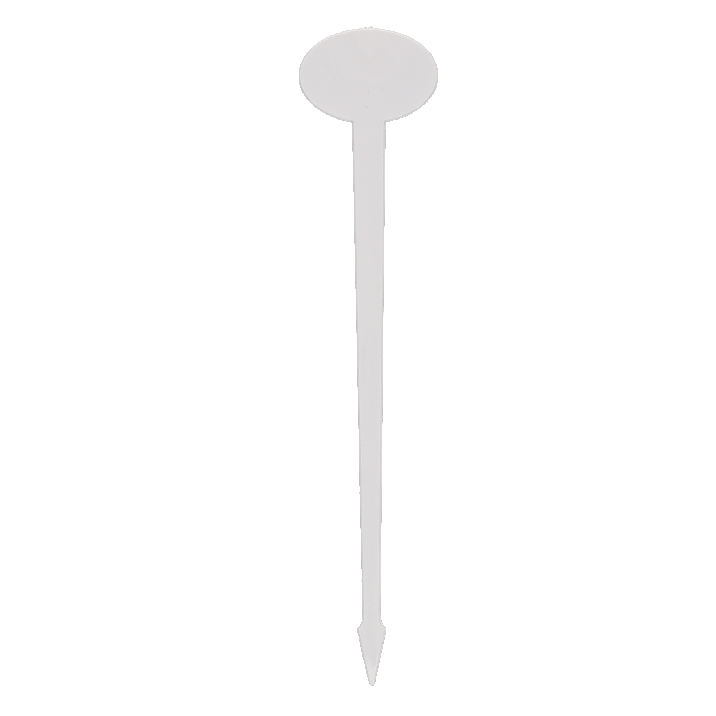 Plastic Drink Stirrer 6.000" Oval White Tradition Print 7