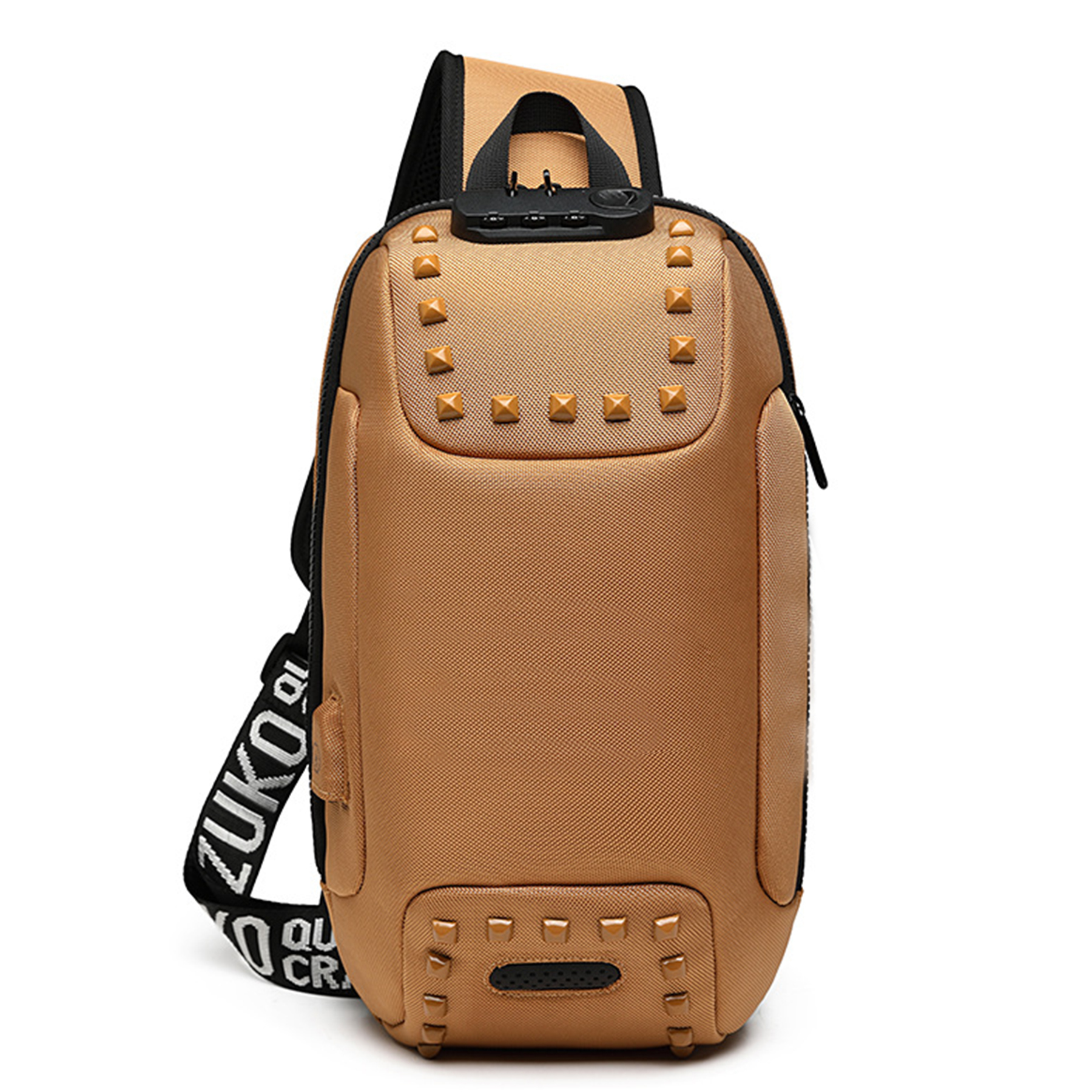 Oxford Men Sling Backpack Anti Theft Crossbody Shoulder Bag 18