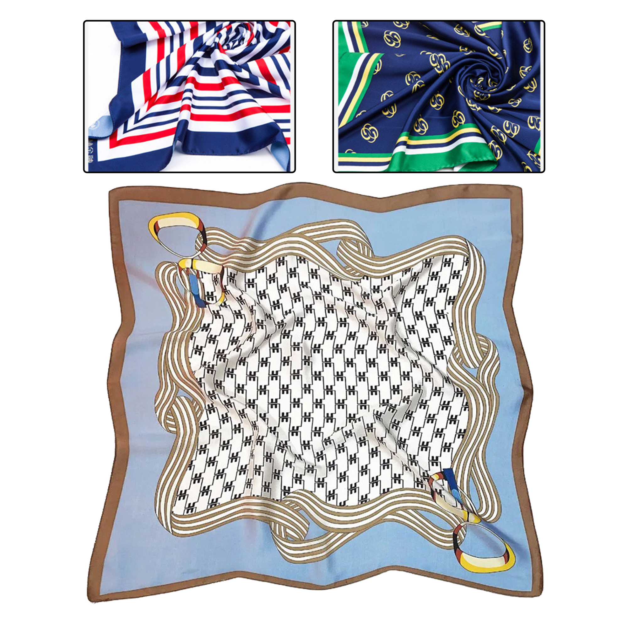 16 Momme Silk Printed Scarf 4