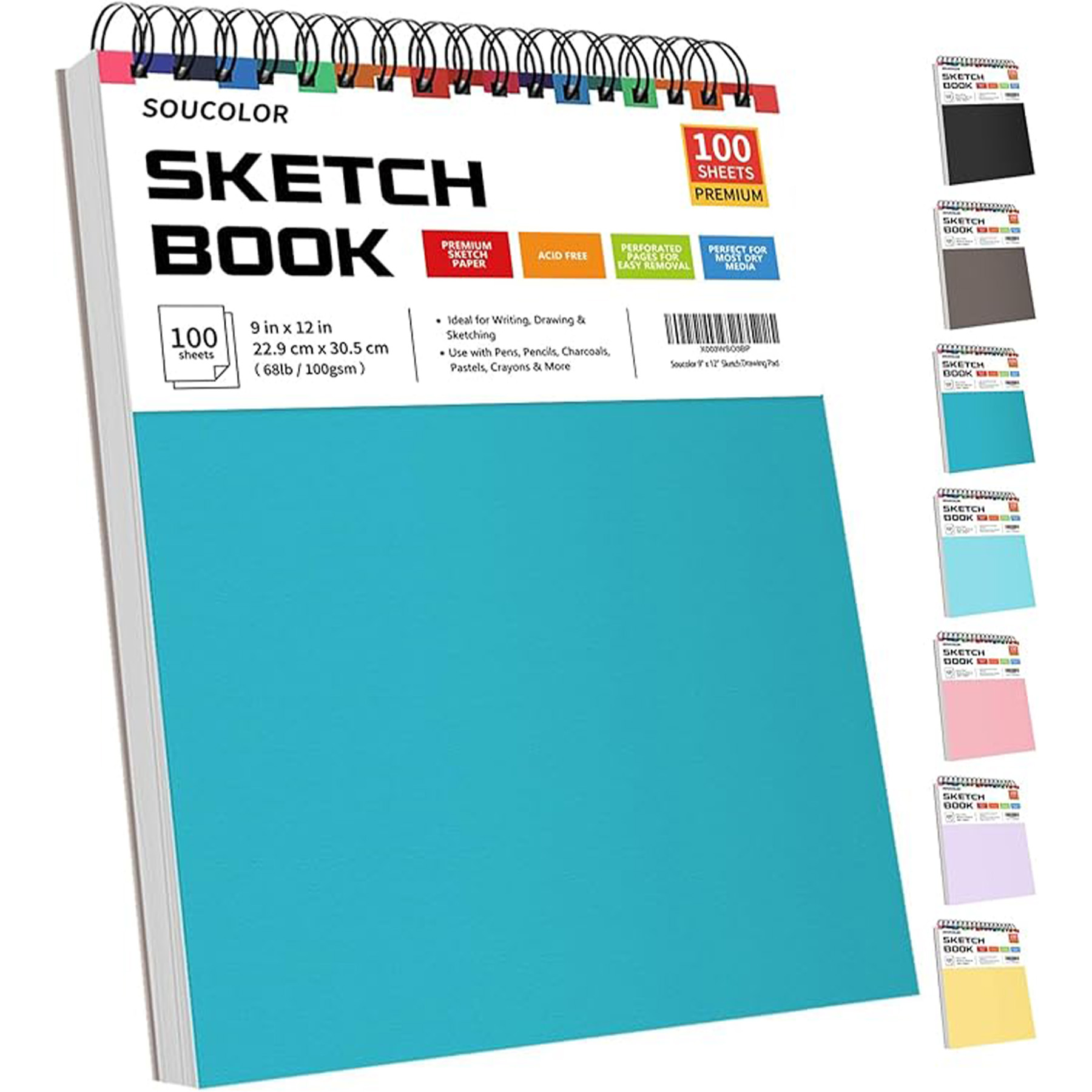 Writing And Drawing Spiral Bound Sketchbook 20