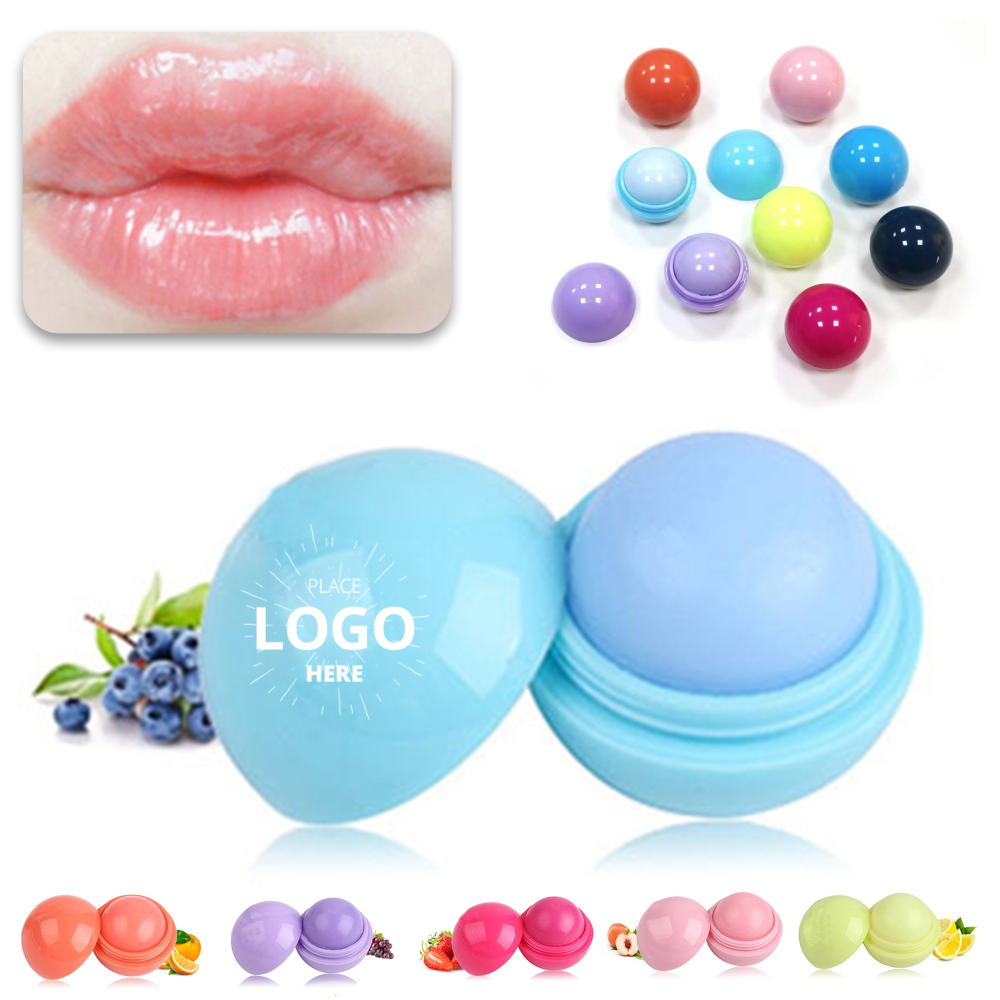 Ball lip balm