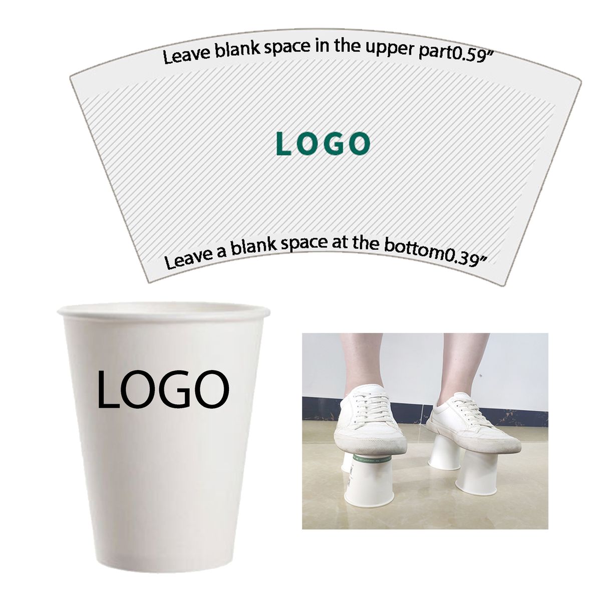 Custom Printed 9oz Paper Cups 3