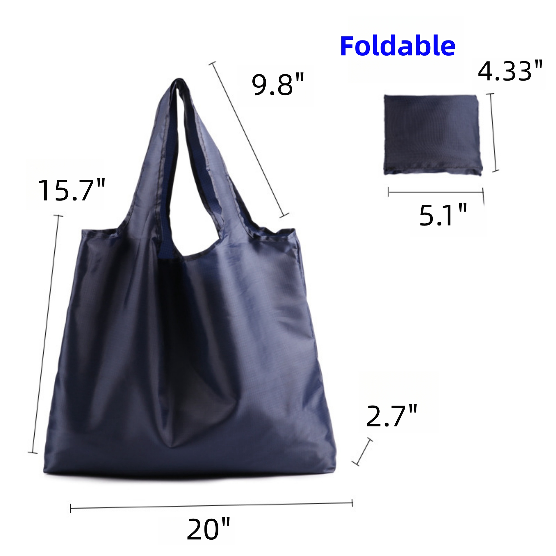 Folding Reusable Grocery Bags