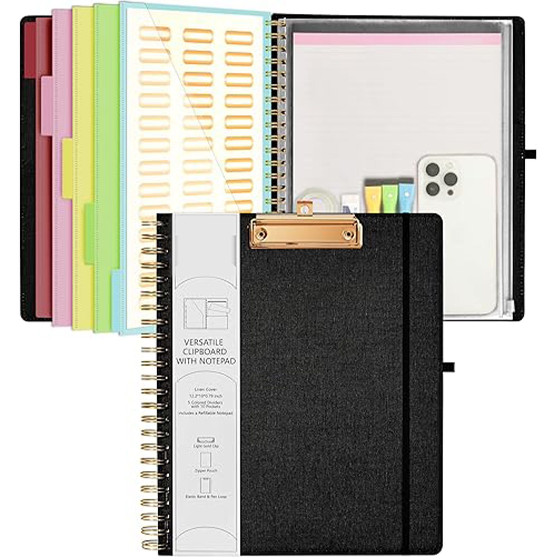 Portable Clipboard Combination With Folder And Notepad 37