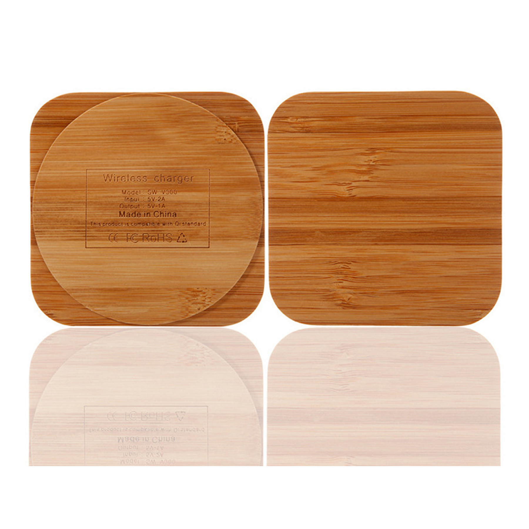 Bamboo Wood Wireless Charger