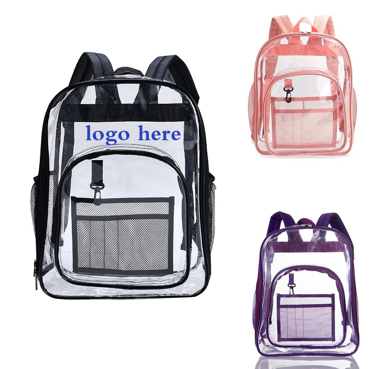 Durable Clear School Safety Backpack
 2