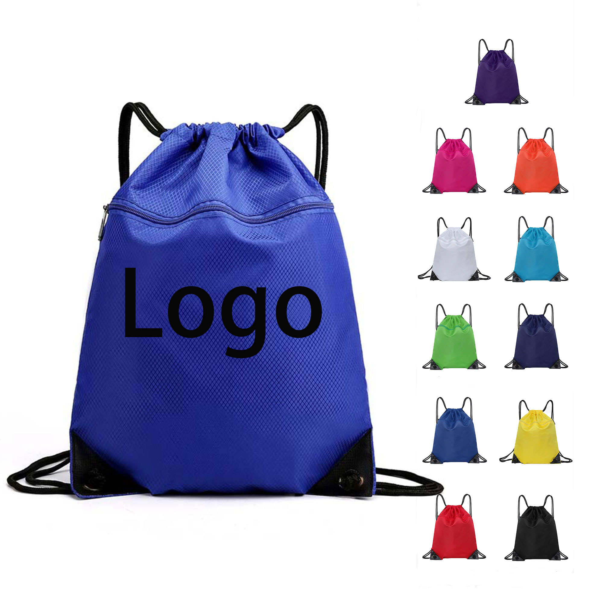 Oxford Fabric Daily Drawstring Backpack 8
