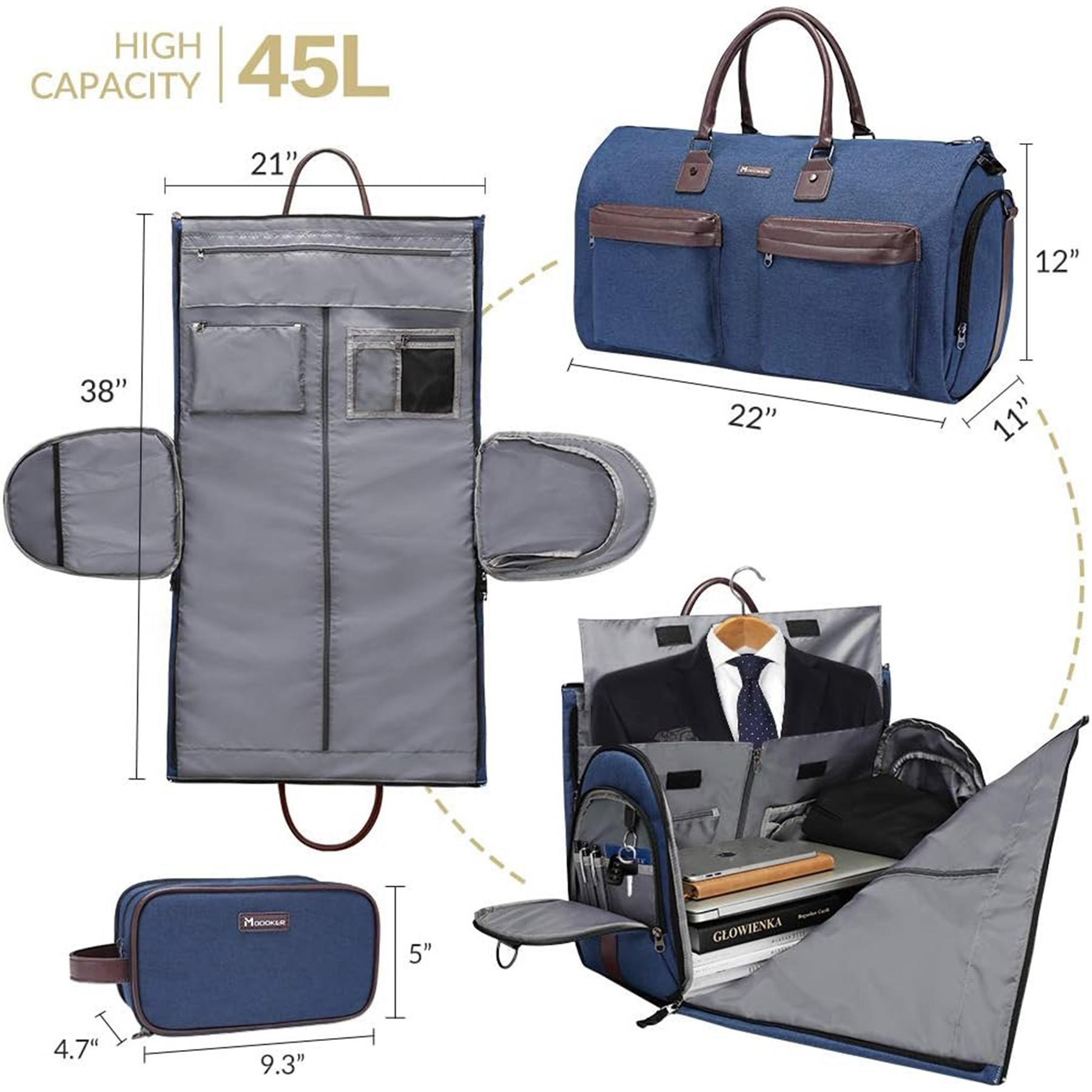 Convertible Garment Travel Bag 20