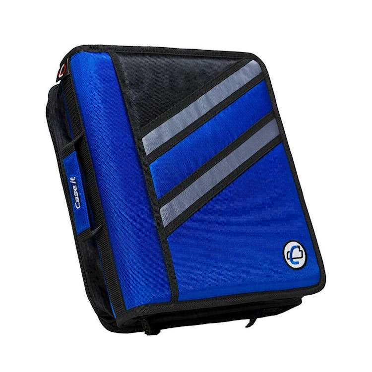 Case-It Z Dual Zipper Binders - Midnight Blue 3" 2