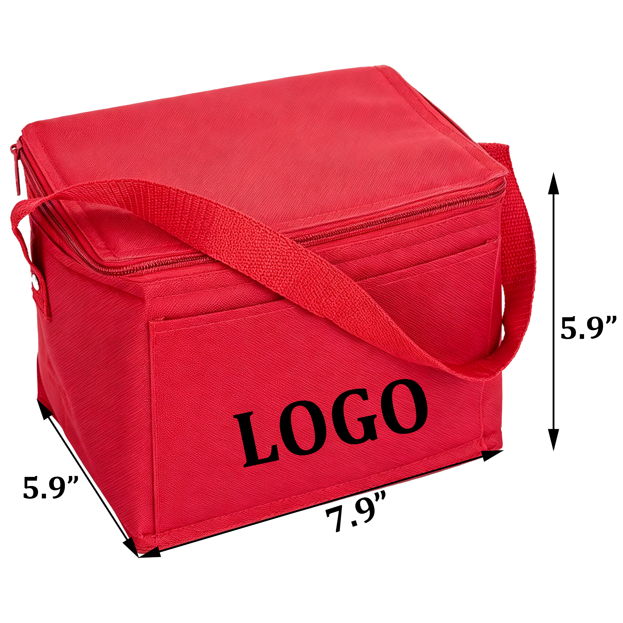 Lightweight Nylon Insulated Cooler Bag for Hot Cold Food Thermal Bag 5