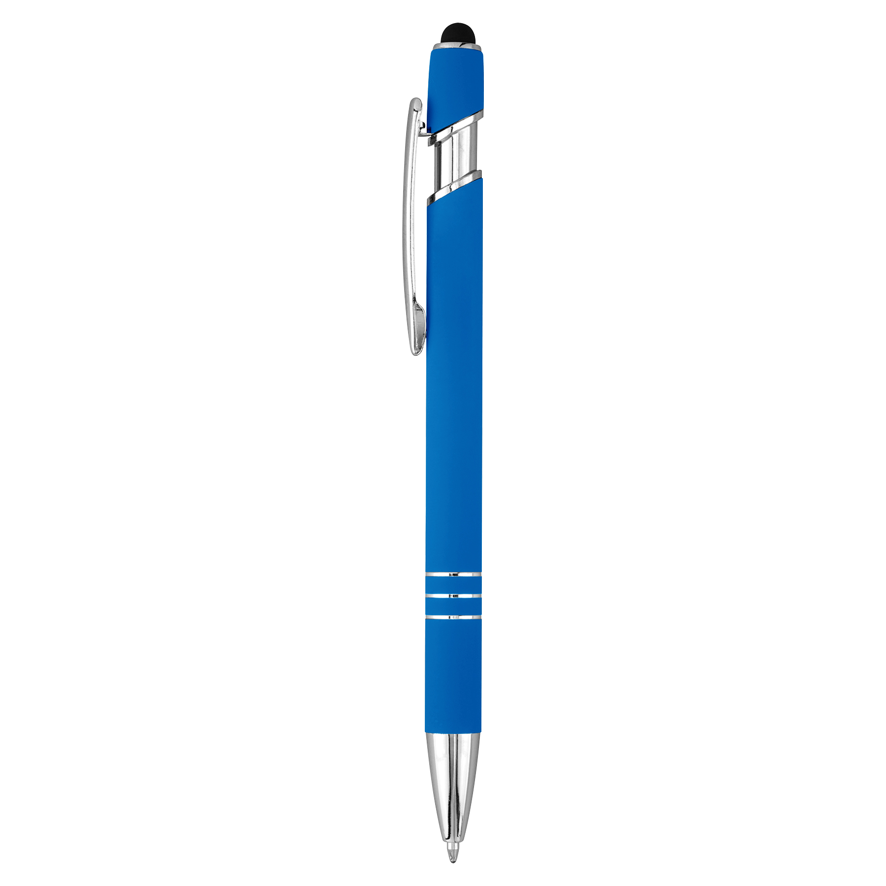 Promotional Laser Engraving Soft-Touch Metal Ballpoint Pen With Stylus (MOQ: 50pcs) 14