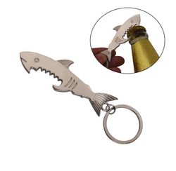 Fish Metal Shark Bottle Opener keychain