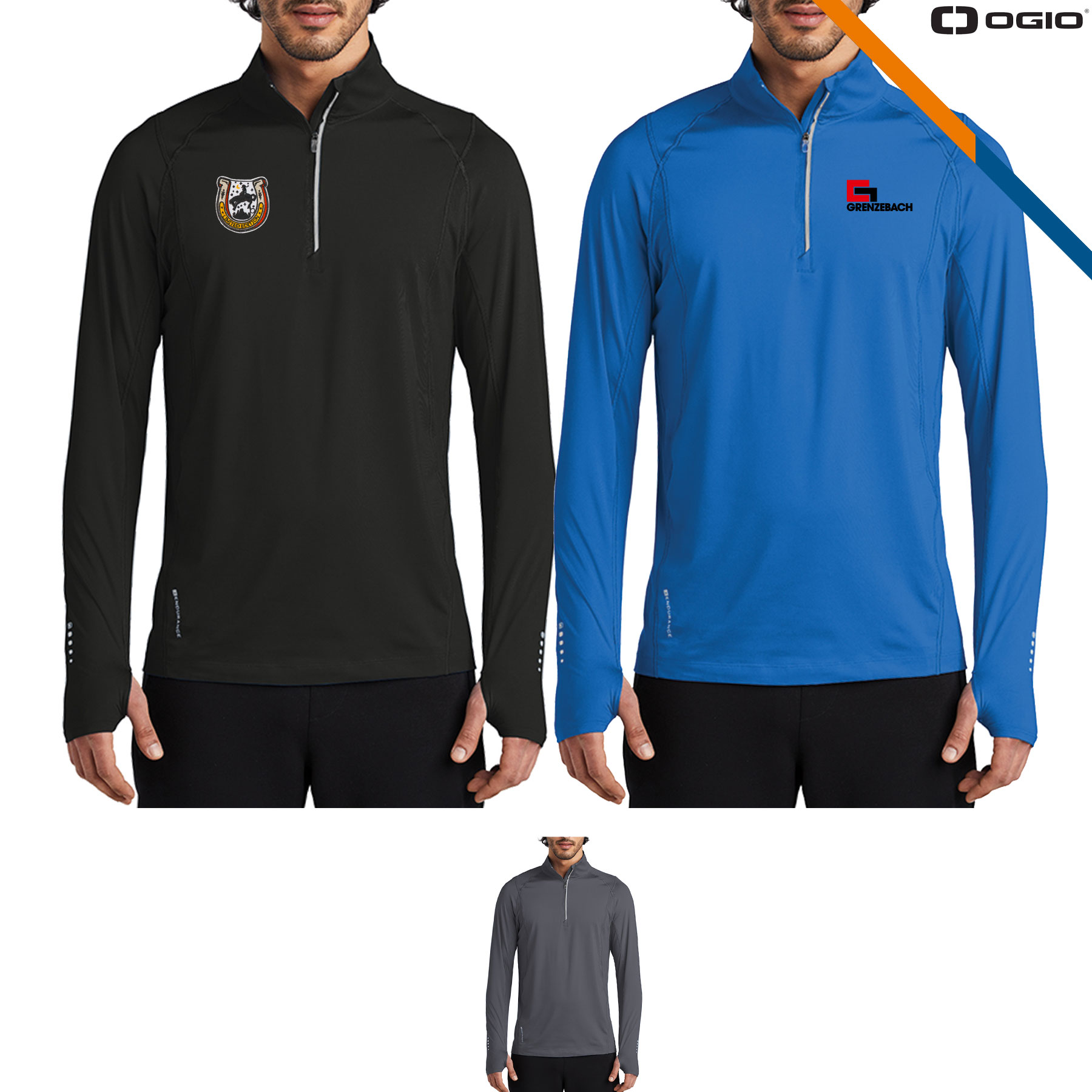 OGIO® Nexus Men's Quarter Zip Pullover Sweatshirts