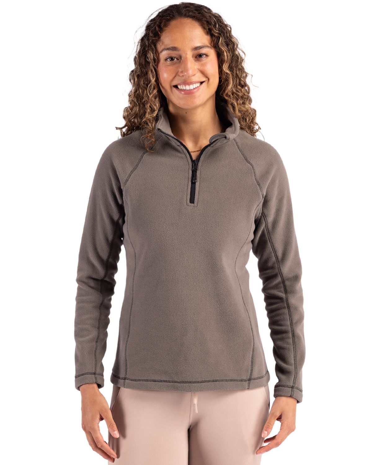 Clique Powder Recycled Fleece Womens Quarter Zip Jacket