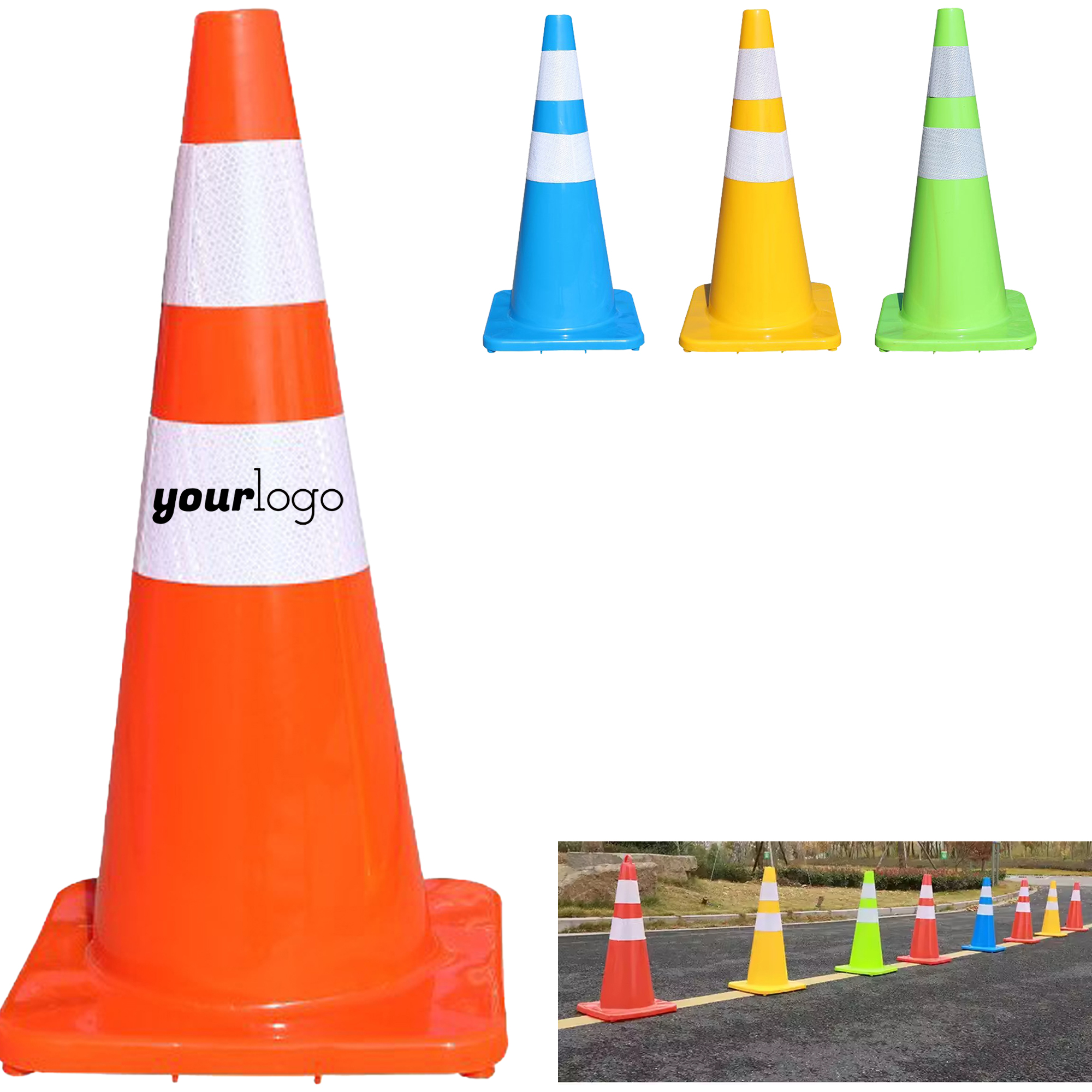 High - Visibility Traffic Cone 6
