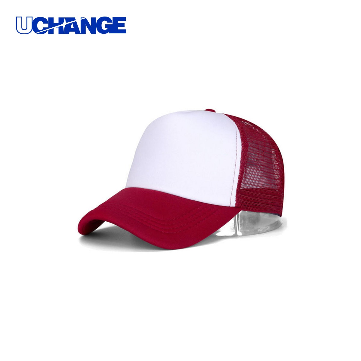 Five Panel Foam Front Trucker Cap Headwear with Mesh Back