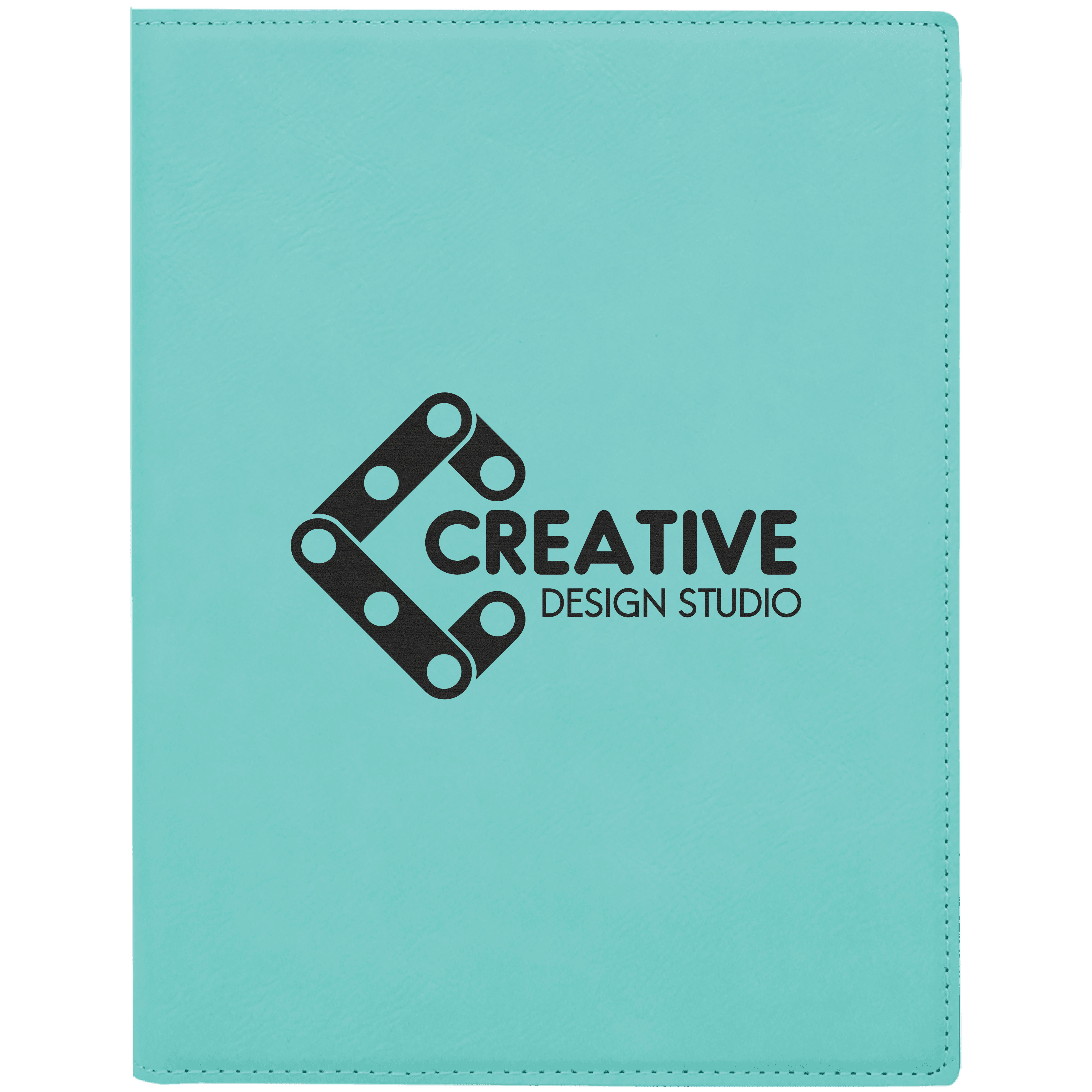7" x 9" Leatherette Teal Portfolio
