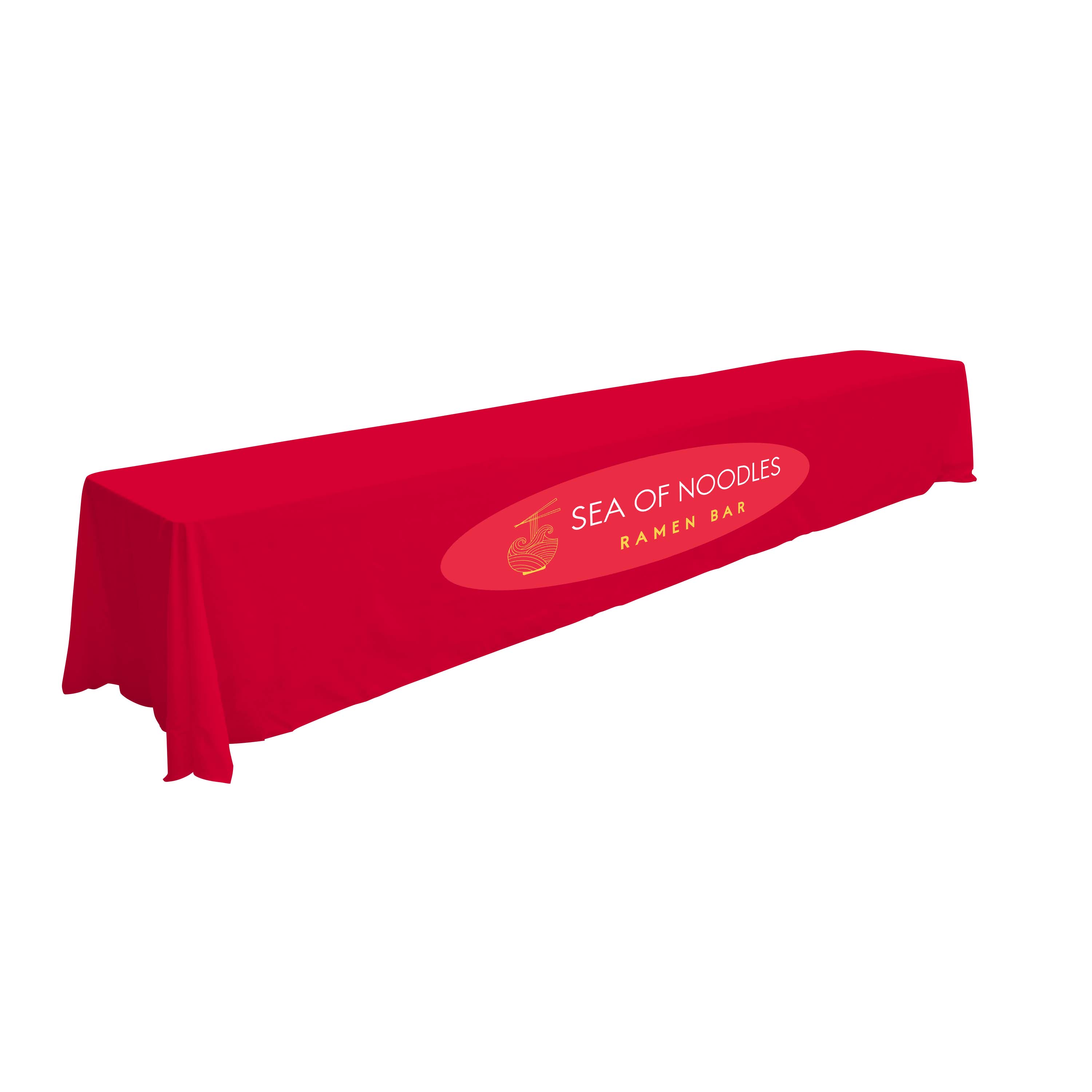16' Standard Table Throw (Full-Color Front Only) 72