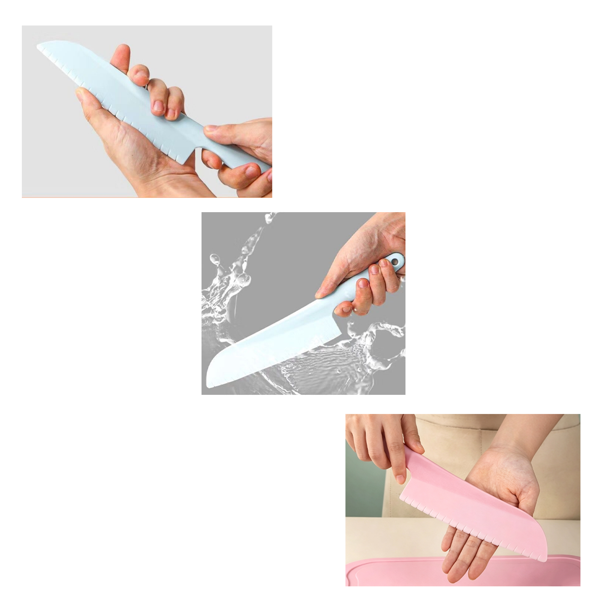 11.2 Inch PP Plastic Serrated Knife 4