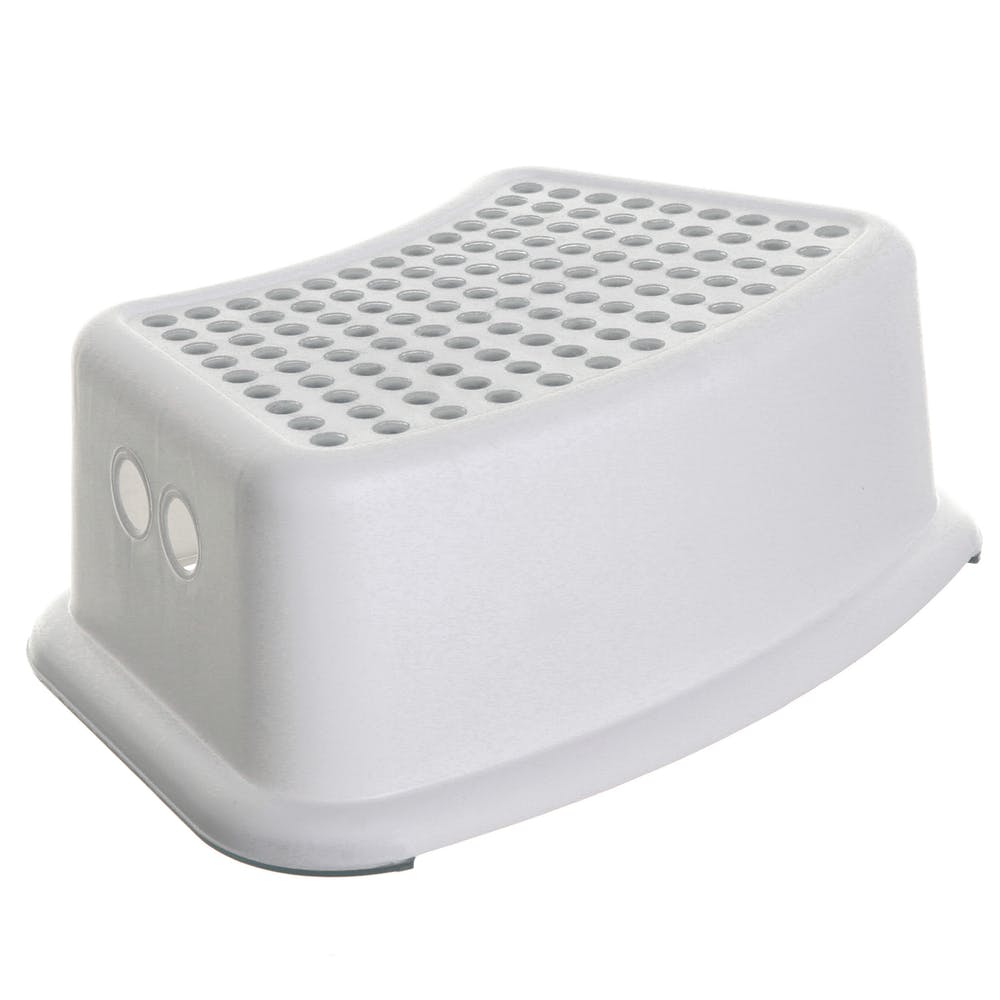 Step Stools - Anti-Slip White Gray Dots 3