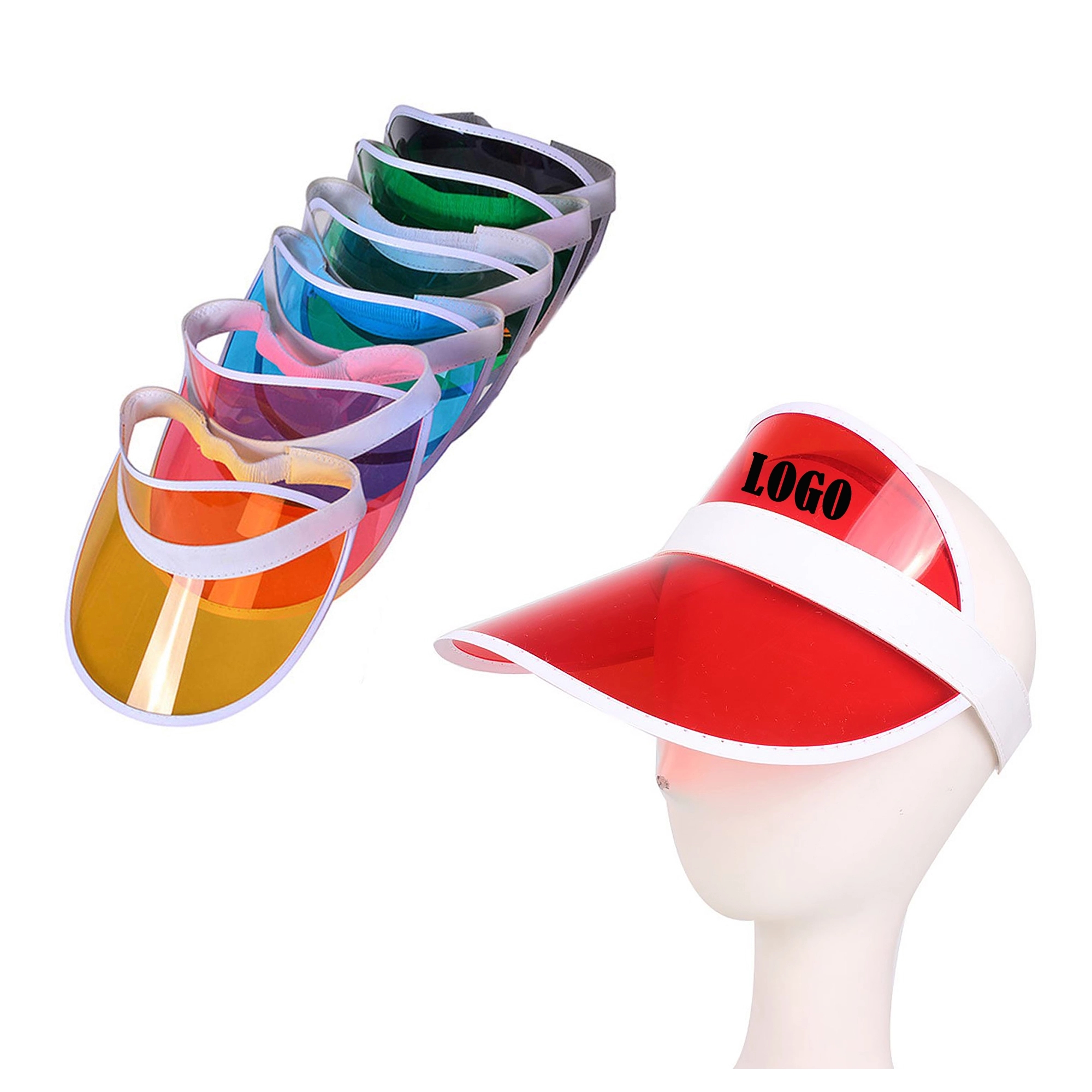 Unisex PVC Sun Visor