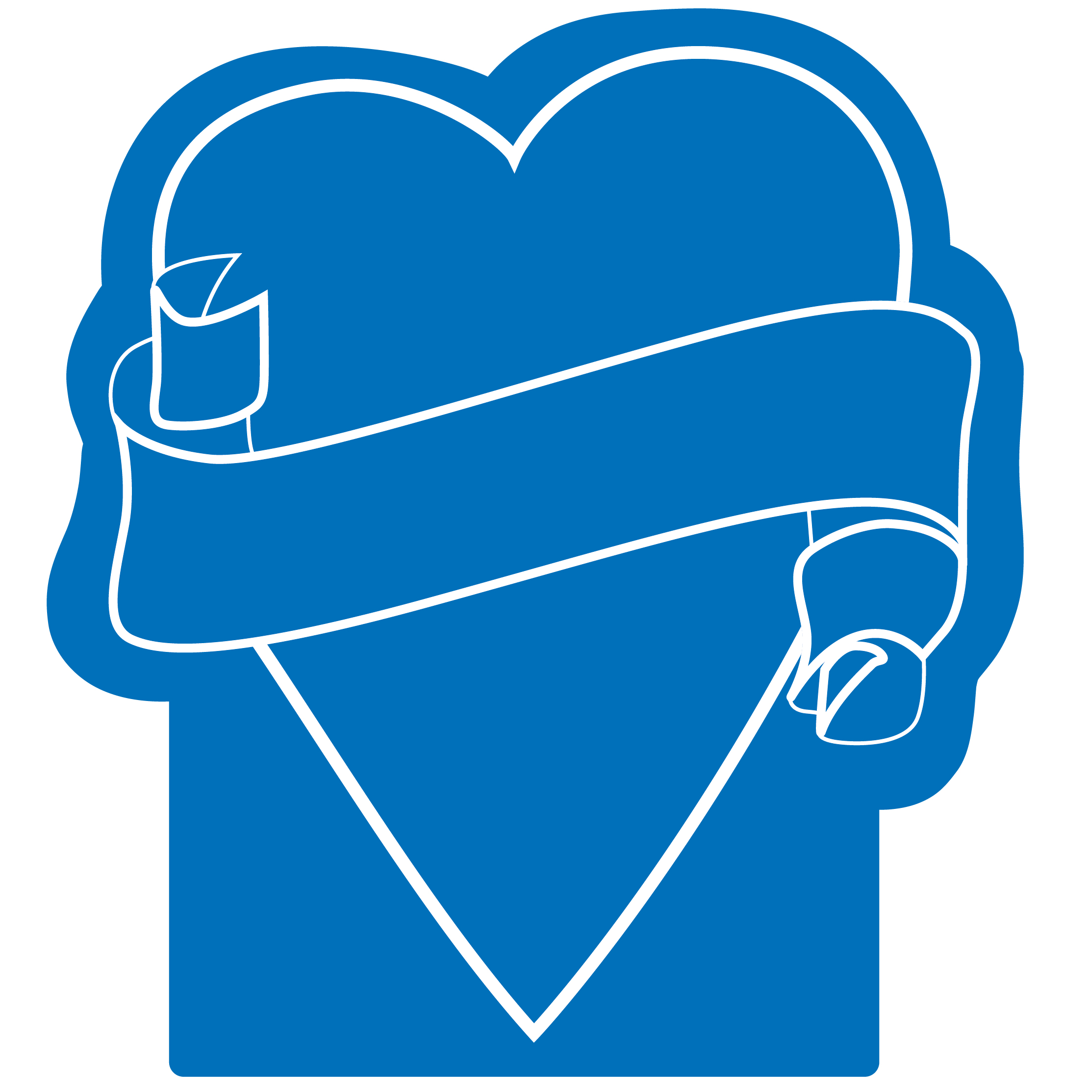 Foam Heart Mitt 55