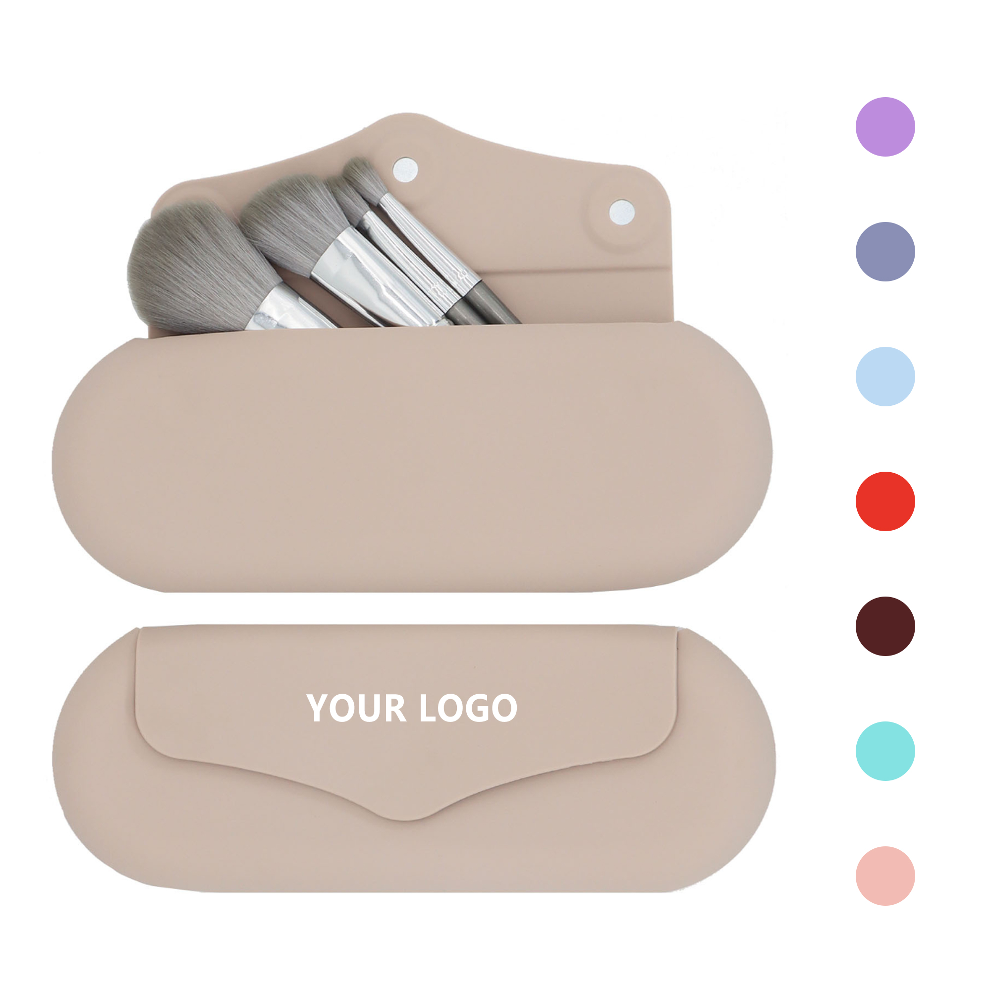Silicone Beauty Brush Organizer Bag 4