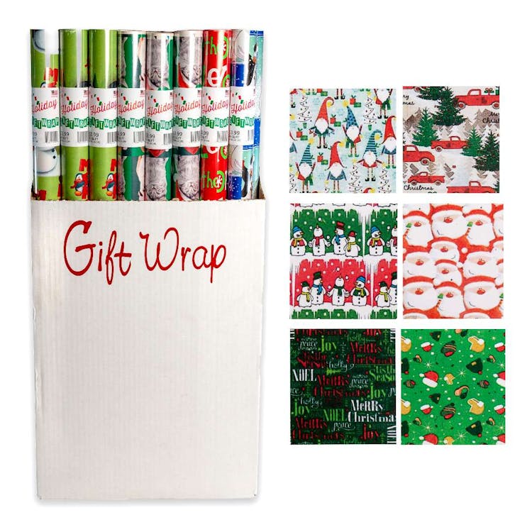 Christmas Gift Wrap Assorted Patterns - 40 Sq. ft. 3