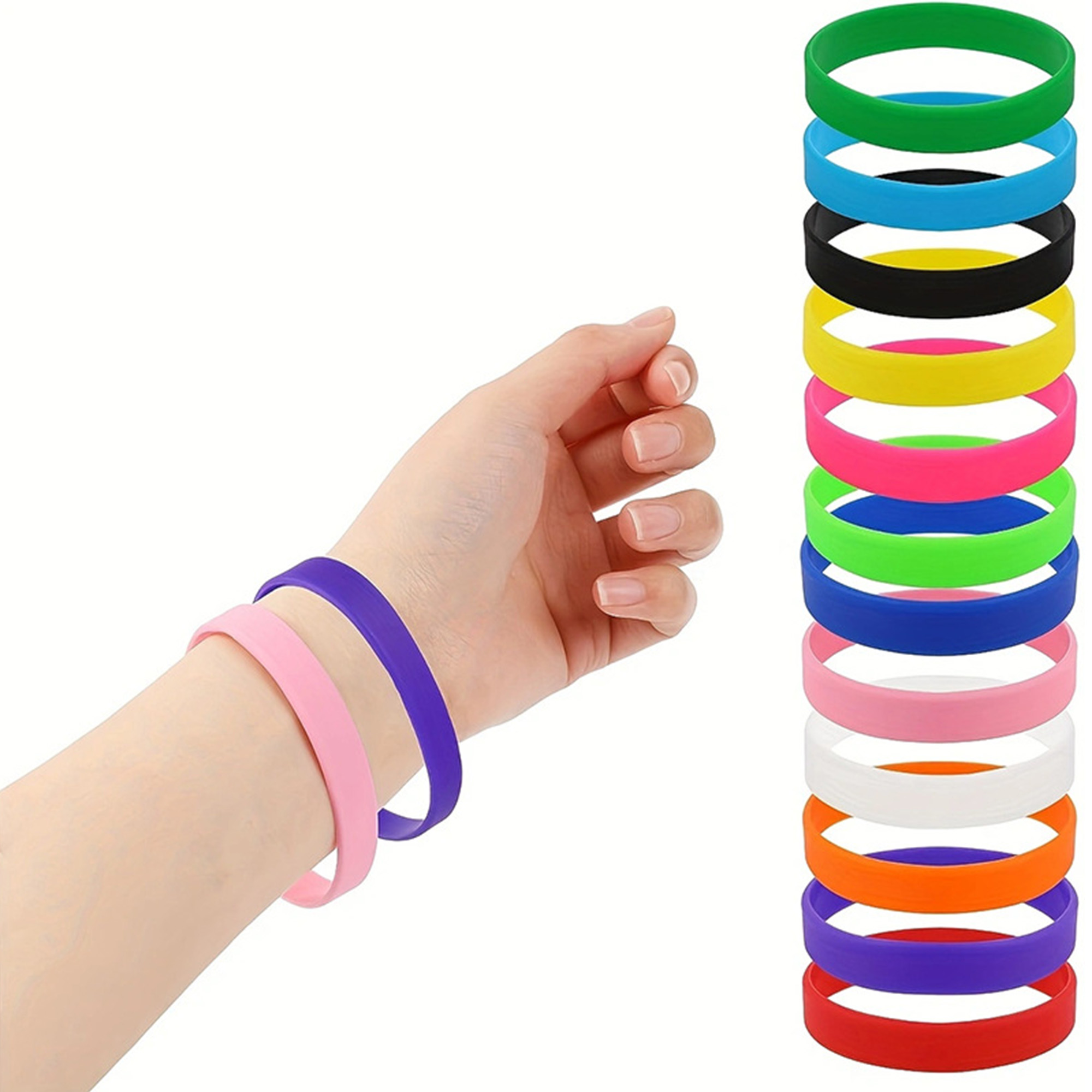 Screen Printed Silicone Bracelet 3