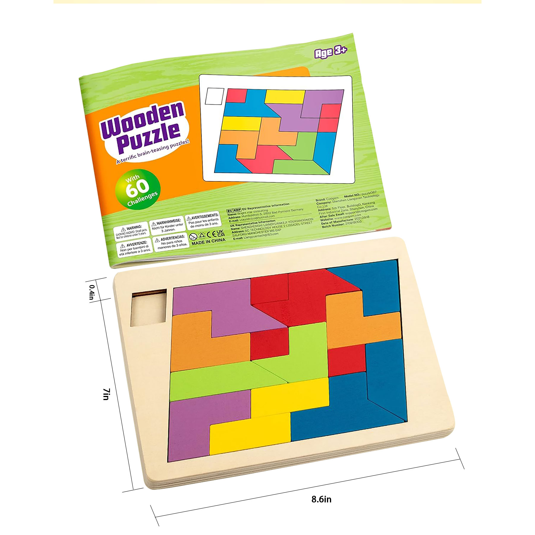 Geometric Montessori Puzzle 3