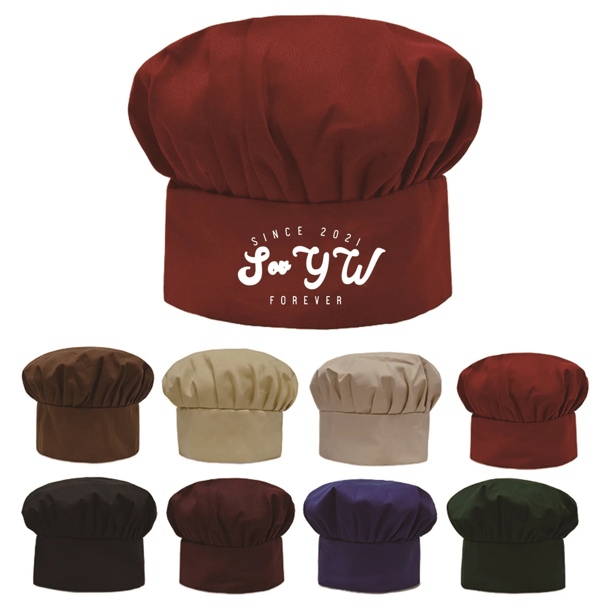 MOQ 100 Customized Premium Chef's Hat 5