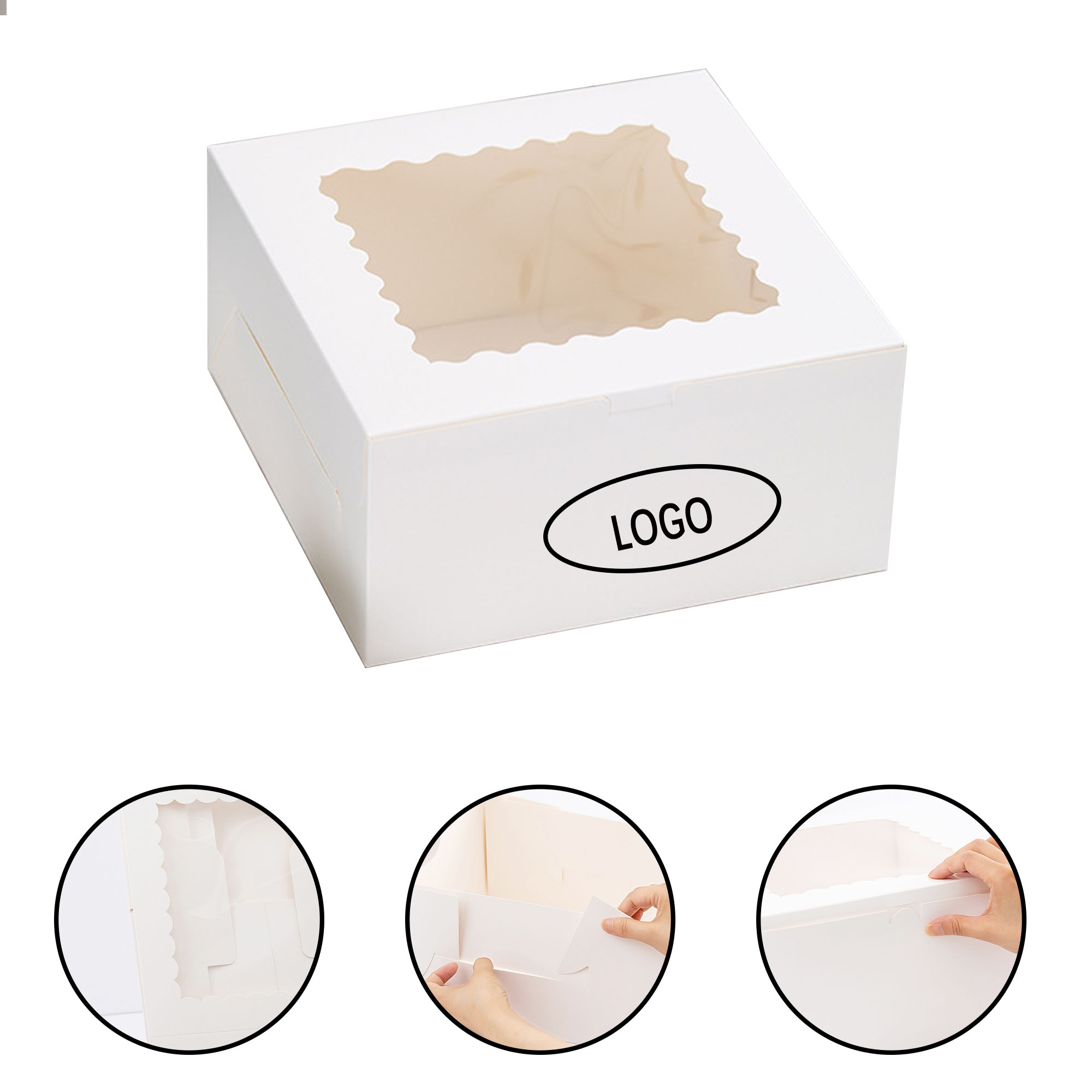 10" Cake Box With Window 1