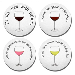Soft Skid Resistant Neoprene Coaster