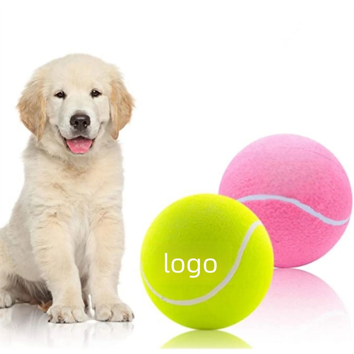 9.5" Inflatable Giant Pet Tennis Balls