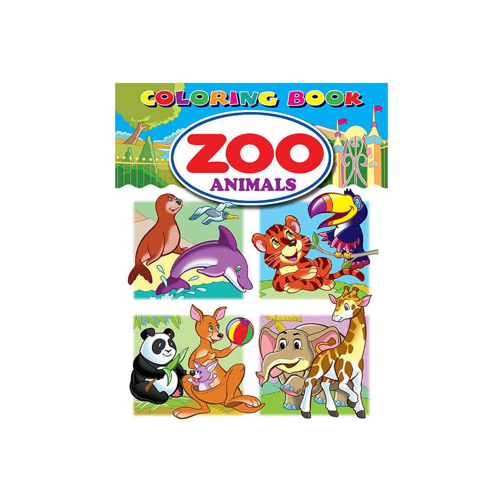 Zoo Coloring Books - 64 Pages 8" x 10.5" 3