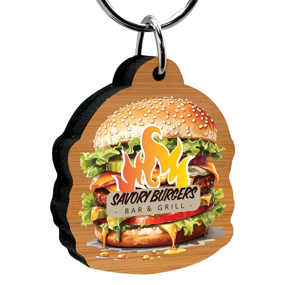 Ultra Vivid Bamboo Keychains 18