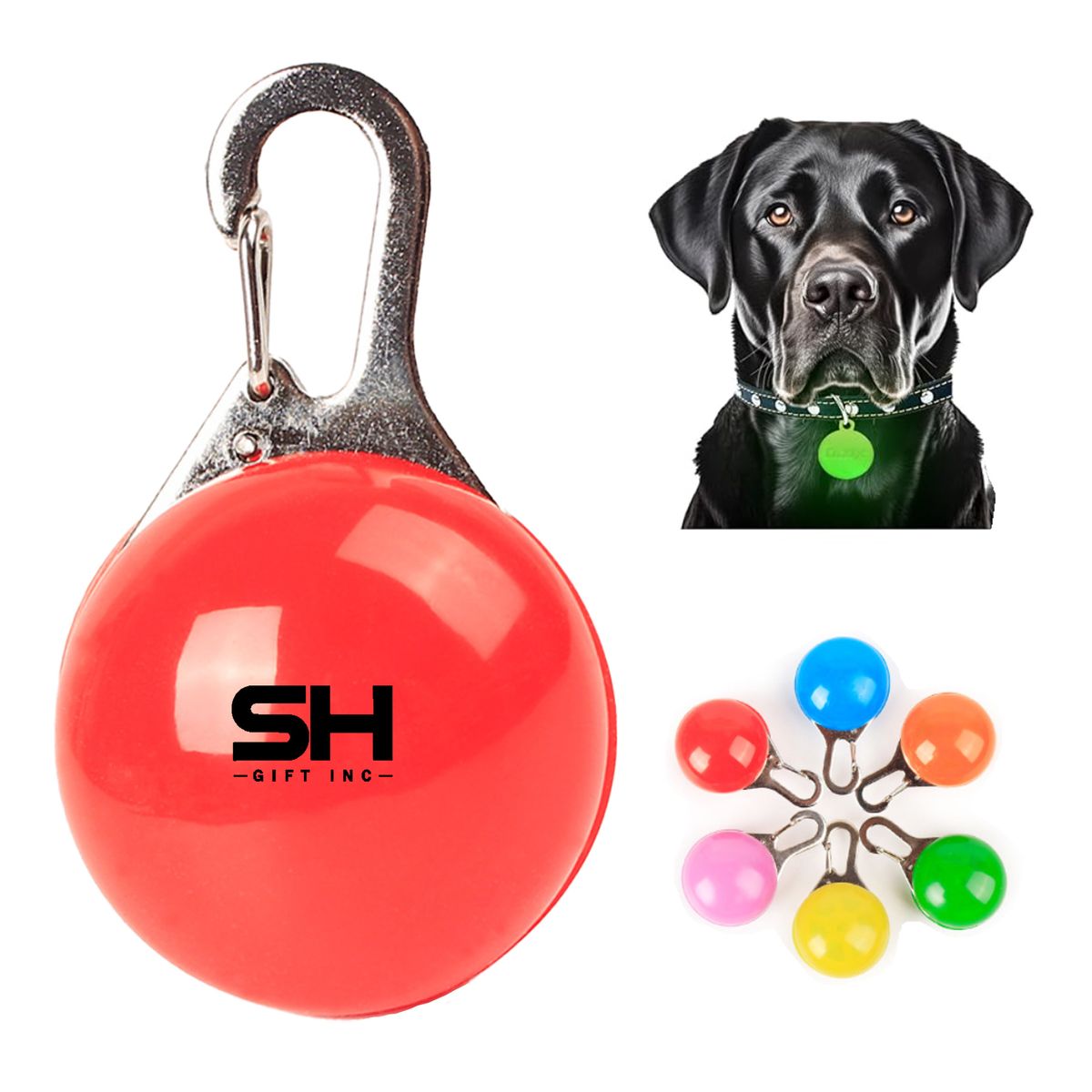 Clip-On Dog Lights for Night Walking & Camping