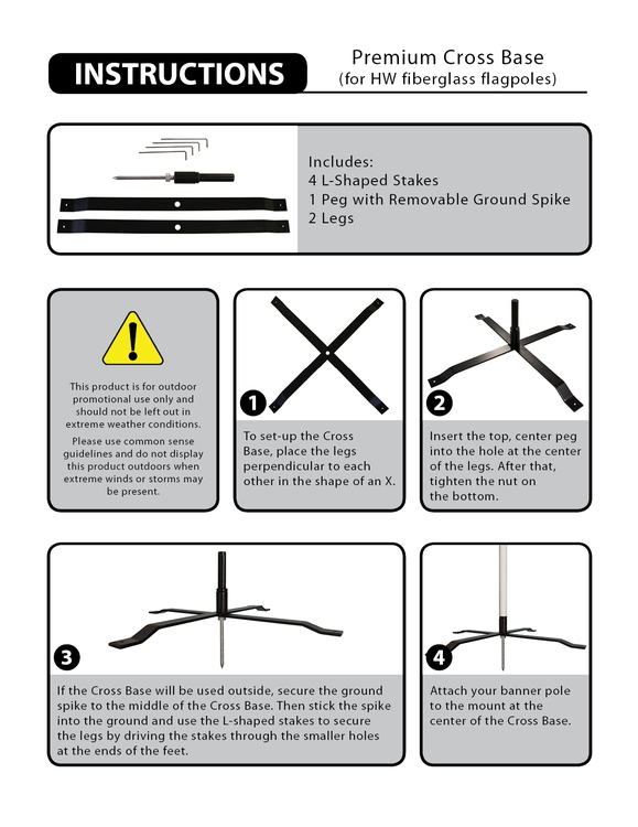 Premium Cross Base 10